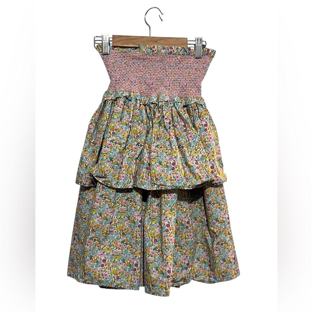 The New Society Andreas Special Skirt Liberty Smocked Size 12 Tiered - Picture 3 of 6
